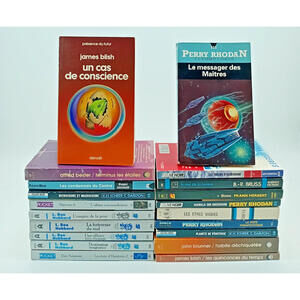 Lot‎ 20 Livres Science-Fiction Présence du Futur – Hubbard/ Asimov/Dune/Rhodan